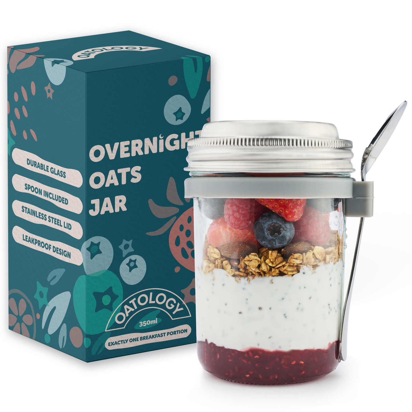 Overnight Oats Jar - 1 Pack