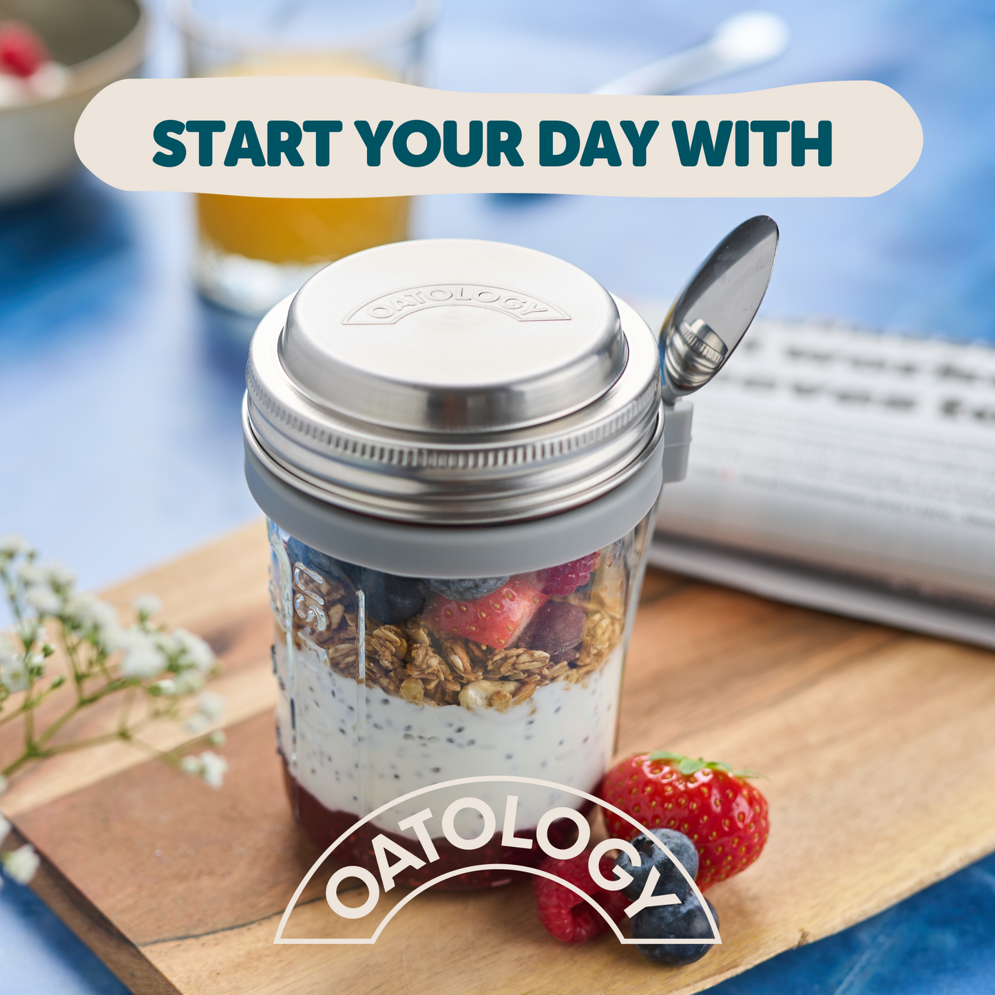 Overnight Oats Jar - 2 Pack